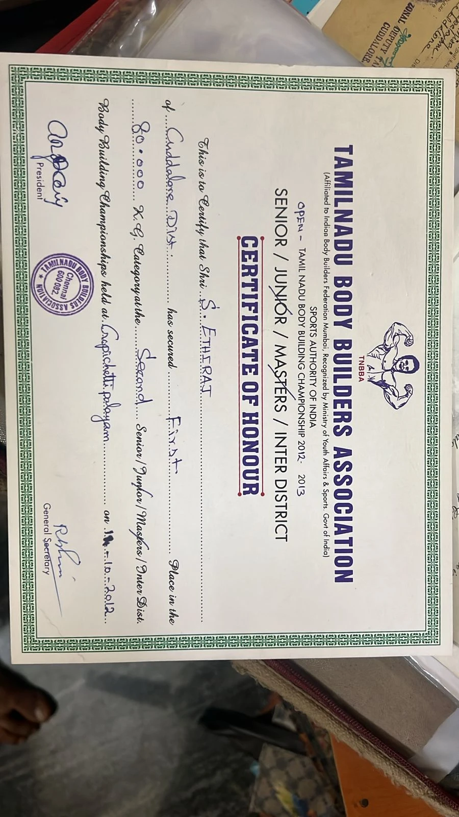 Certificate 10
